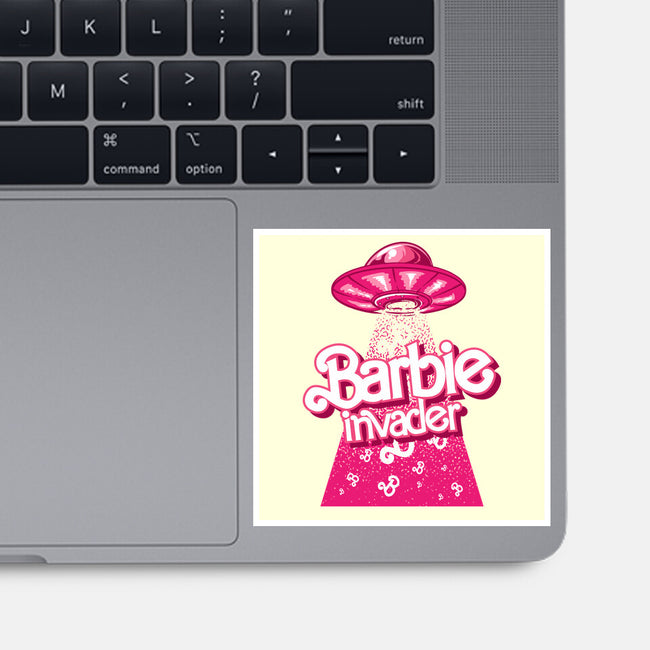 Barbie Invader-None-Glossy-Sticker-spoilerinc