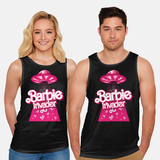 Barbie Invader-Unisex-Basic-Tank-spoilerinc