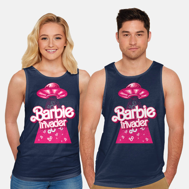 Barbie Invader-Unisex-Basic-Tank-spoilerinc
