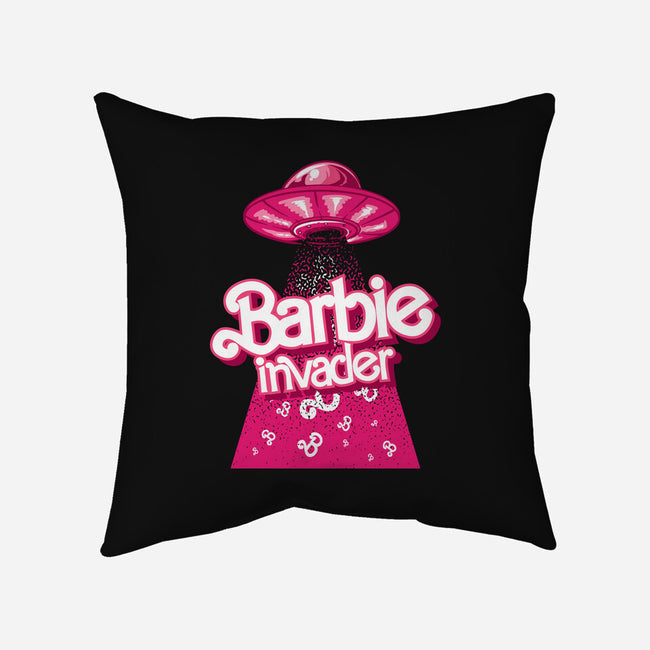 Barbie Invader-None-Non-Removable Cover w Insert-Throw Pillow-spoilerinc