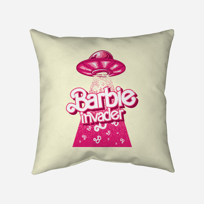 Barbie Invader-None-Non-Removable Cover w Insert-Throw Pillow-spoilerinc