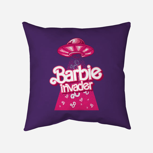 Barbie Invader-None-Non-Removable Cover w Insert-Throw Pillow-spoilerinc