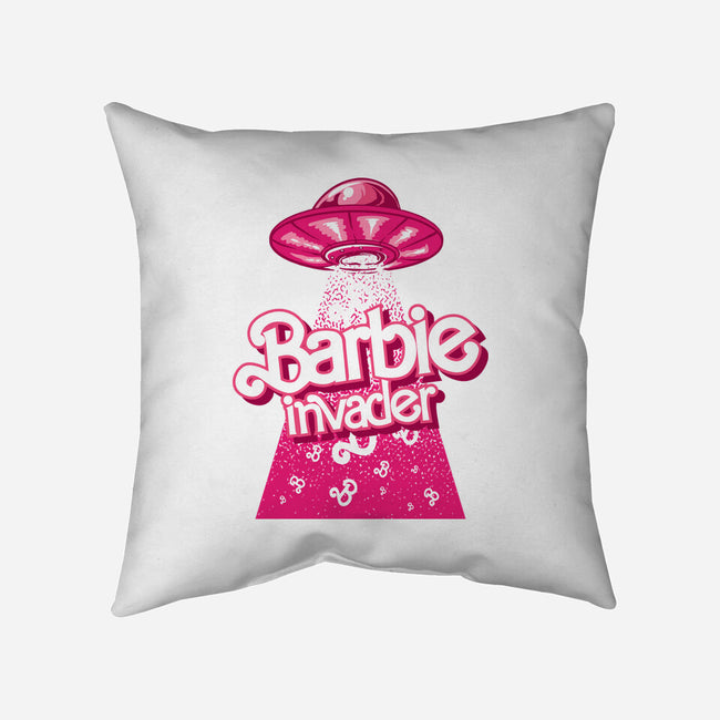 Barbie Invader-None-Removable Cover-Throw Pillow-spoilerinc