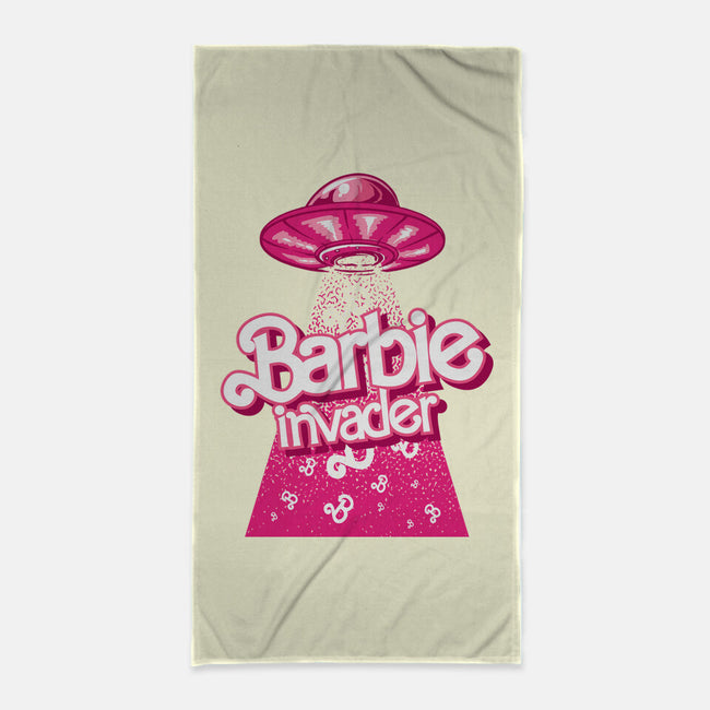 Barbie Invader-None-Beach-Towel-spoilerinc