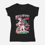 Create Your Reality-Womens-V-Neck-Tee-eduely