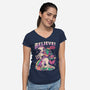 Create Your Reality-Womens-V-Neck-Tee-eduely