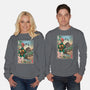 Twin Sai In Japan-Unisex-Crew Neck-Sweatshirt-DrMonekers