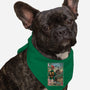 Double Nunchaku In Japan-Dog-Bandana-Pet Collar-DrMonekers