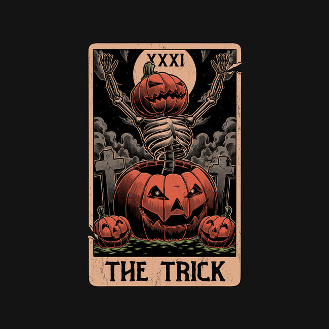 Halloween Tarot Pumpkin Trick-Youth-Basic-Tee-Studio Mootant