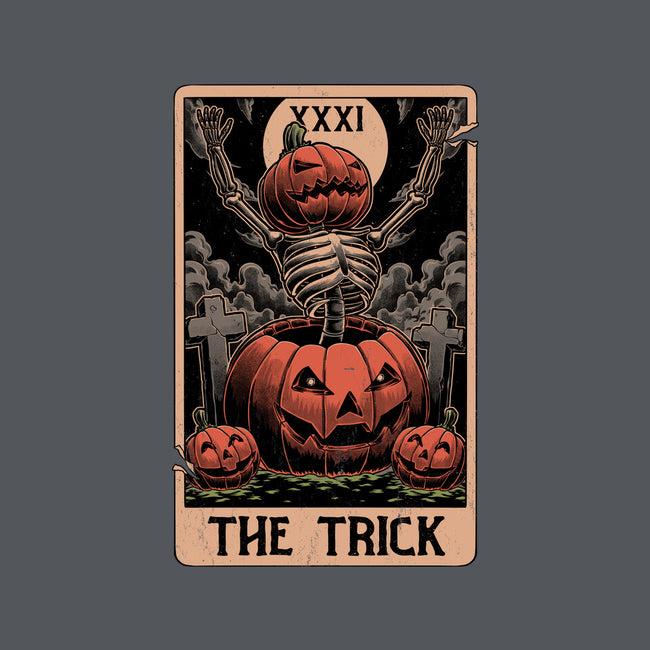 Halloween Tarot Pumpkin Trick-None-Non-Removable Cover w Insert-Throw Pillow-Studio Mootant