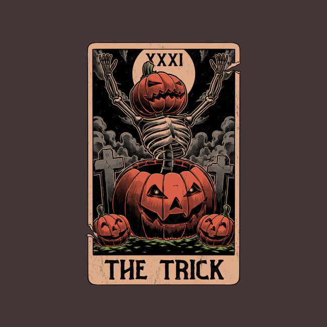 Halloween Tarot Pumpkin Trick-None-Outdoor-Rug-Studio Mootant