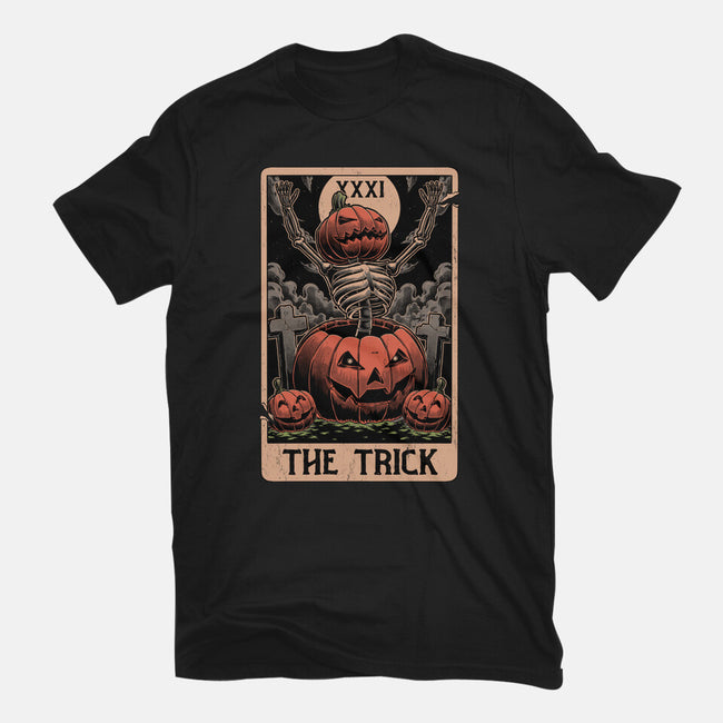 Halloween Tarot Pumpkin Trick-Mens-Basic-Tee-Studio Mootant