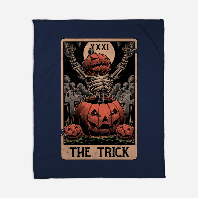 Halloween Tarot Pumpkin Trick-None-Fleece-Blanket-Studio Mootant