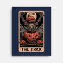 Halloween Tarot Pumpkin Trick-None-Stretched-Canvas-Studio Mootant