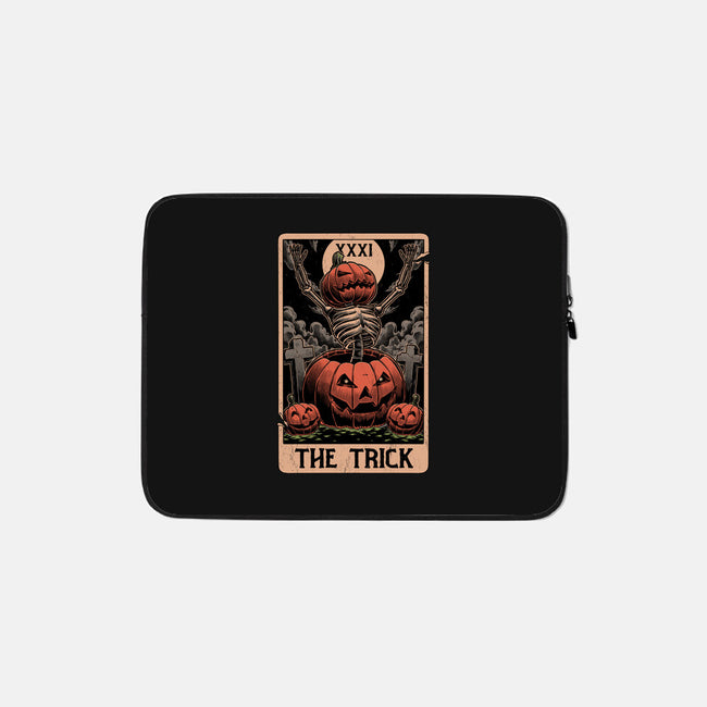 Halloween Tarot Pumpkin Trick-None-Zippered-Laptop Sleeve-Studio Mootant