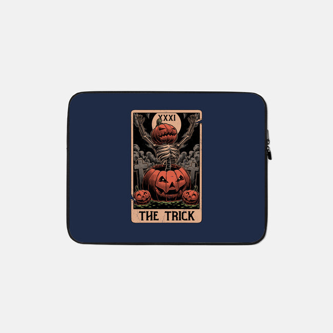 Halloween Tarot Pumpkin Trick-None-Zippered-Laptop Sleeve-Studio Mootant