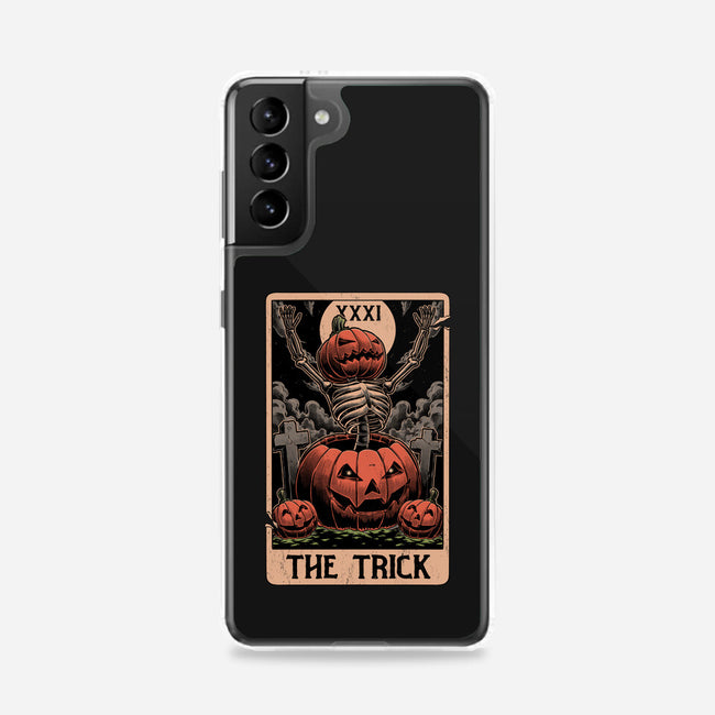 Halloween Tarot Pumpkin Trick-Samsung-Snap-Phone Case-Studio Mootant