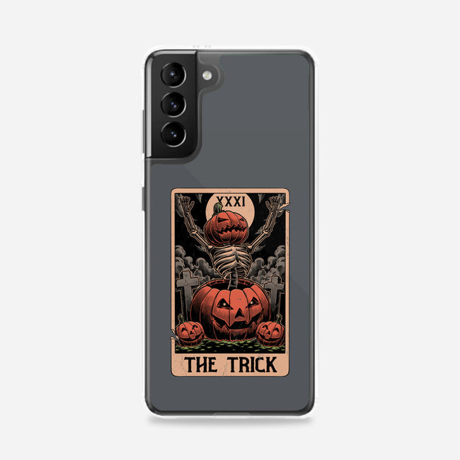 Halloween Tarot Pumpkin Trick-Samsung-Snap-Phone Case-Studio Mootant