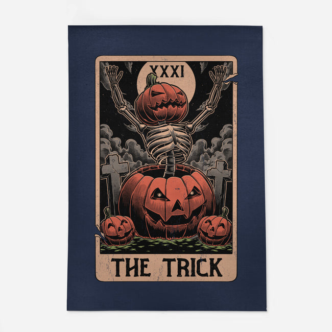 Halloween Tarot Pumpkin Trick-None-Outdoor-Rug-Studio Mootant