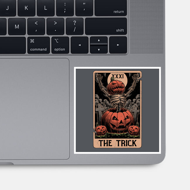 Halloween Tarot Pumpkin Trick-None-Glossy-Sticker-Studio Mootant