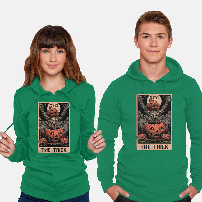 Halloween Tarot Pumpkin Trick-Unisex-Pullover-Sweatshirt-Studio Mootant