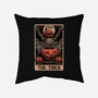 Halloween Tarot Pumpkin Trick-None-Removable Cover-Throw Pillow-Studio Mootant