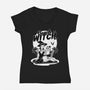 Beach Witch Goth Summer-Womens-V-Neck-Tee-Studio Mootant