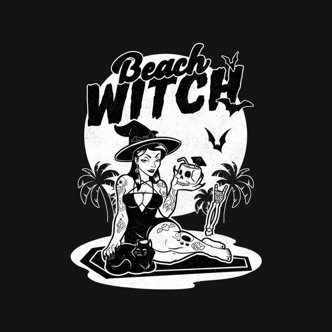 Beach Witch Goth Summer-None-Stretched-Canvas-Studio Mootant