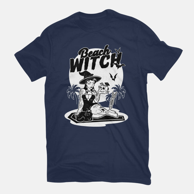 Beach Witch Goth Summer-Unisex-Basic-Tee-Studio Mootant