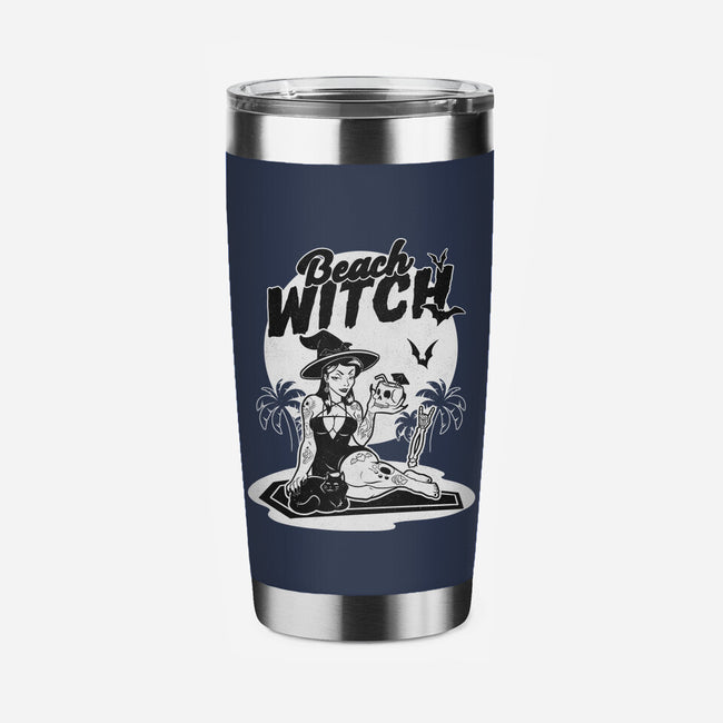Beach Witch Goth Summer-None-Stainless Steel Tumbler-Drinkware-Studio Mootant