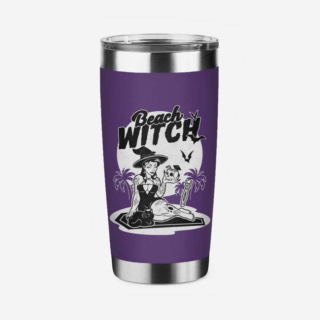 Beach Witch Goth Summer-None-Stainless Steel Tumbler-Drinkware-Studio Mootant