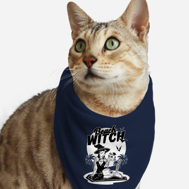 Beach Witch Goth Summer-Cat-Bandana-Pet Collar-Studio Mootant