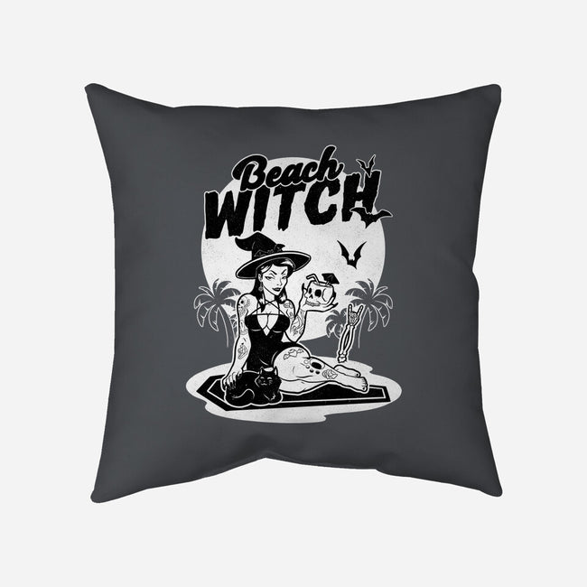 Beach Witch Goth Summer-None-Non-Removable Cover w Insert-Throw Pillow-Studio Mootant