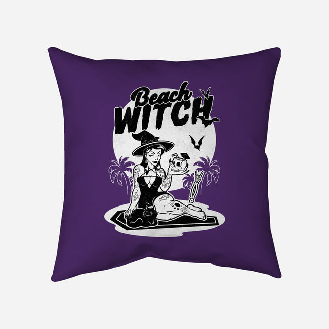 Beach Witch Goth Summer-None-Removable Cover w Insert-Throw Pillow-Studio Mootant