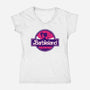 Barbieland-Womens-V-Neck-Tee-spoilerinc