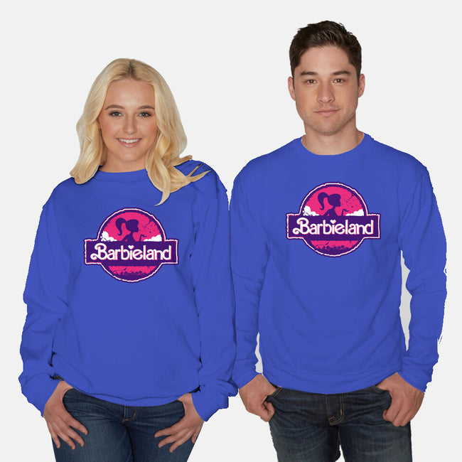 Barbieland-Unisex-Crew Neck-Sweatshirt-spoilerinc