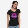 Barbieland-Womens-V-Neck-Tee-spoilerinc