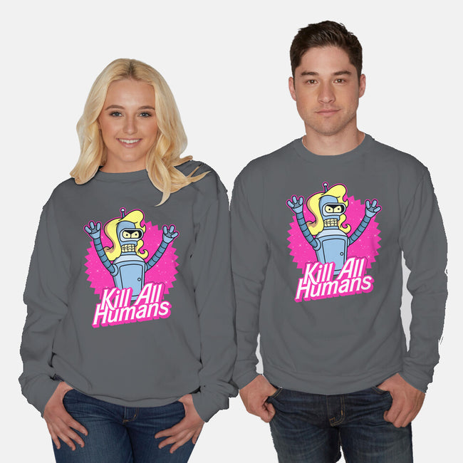 Benderbie-Unisex-Crew Neck-Sweatshirt-Barbadifuoco