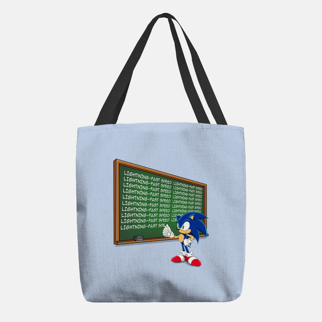 Lightning-Fast Speed-None-Basic Tote-Bag-MaxoArt