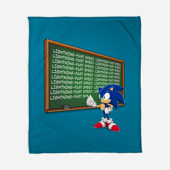 Lightning-Fast Speed-None-Fleece-Blanket-MaxoArt