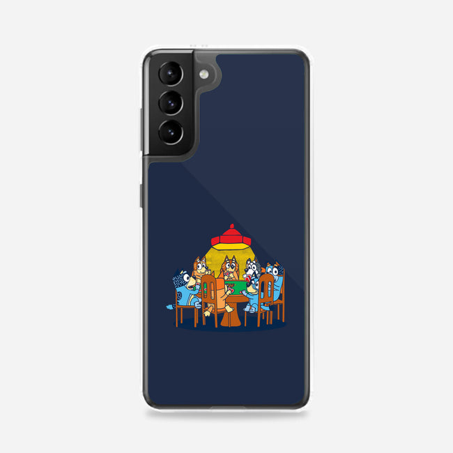 Heelers Playing Poker-Samsung-Snap-Phone Case-dalethesk8er