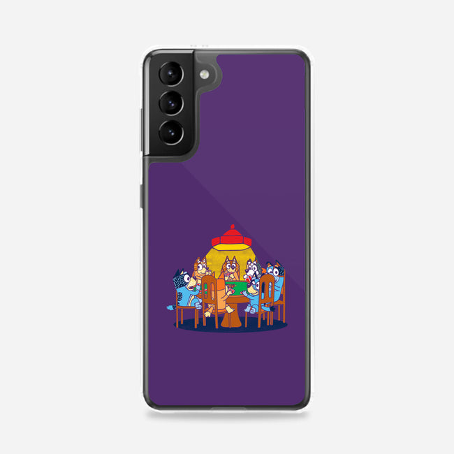 Heelers Playing Poker-Samsung-Snap-Phone Case-dalethesk8er