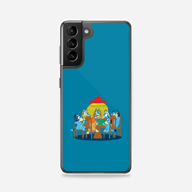 Heelers Playing Poker-Samsung-Snap-Phone Case-dalethesk8er