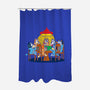Heelers Playing Poker-None-Polyester-Shower Curtain-dalethesk8er
