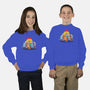 Heelers Playing Poker-Youth-Crew Neck-Sweatshirt-dalethesk8er