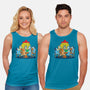 Heelers Playing Poker-Unisex-Basic-Tank-dalethesk8er