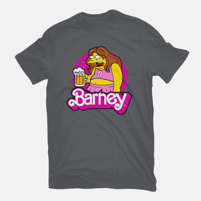 Barney Barbie-Womens-Fitted-Tee-Boggs Nicolas