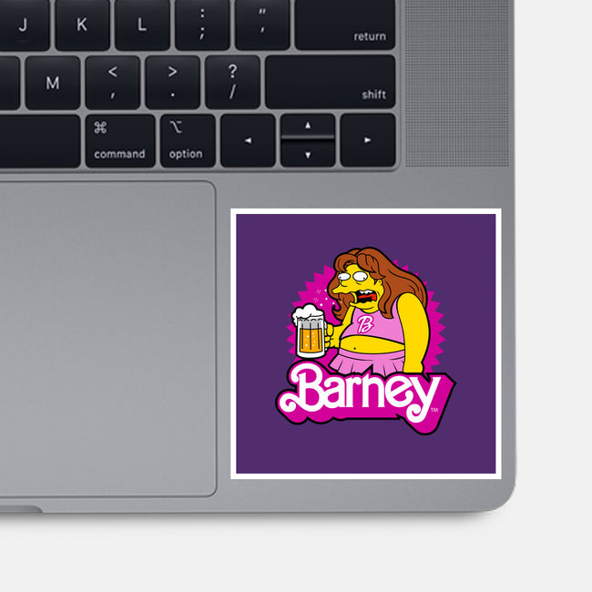Barney Barbie-None-Glossy-Sticker-Boggs Nicolas