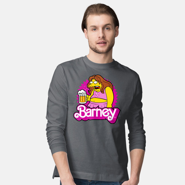 Barney Barbie-Mens-Long Sleeved-Tee-Boggs Nicolas