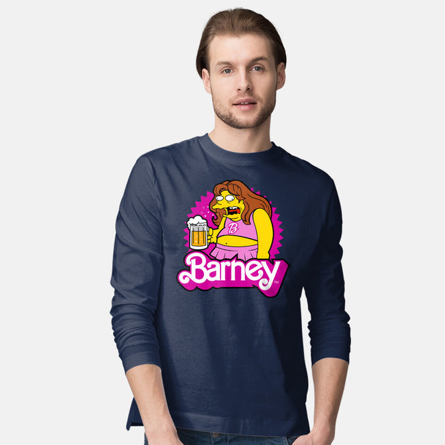 Barney Barbie-Mens-Long Sleeved-Tee-Boggs Nicolas